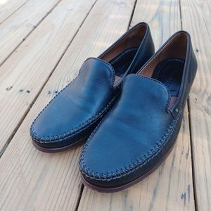 Trask Men's Black Leather Loafers.  Sz 10.5M